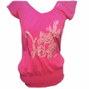 RXB Pink V Neck Top S